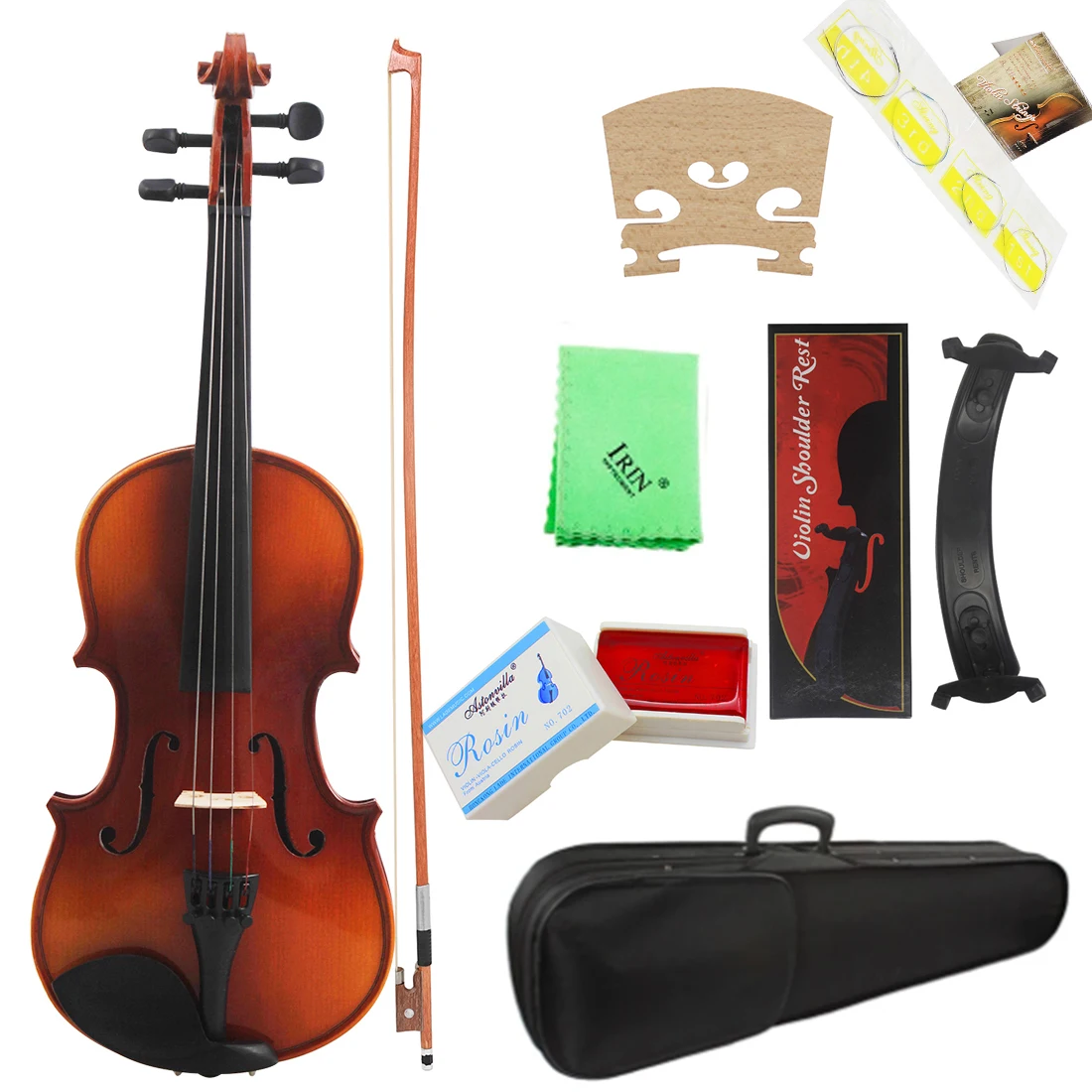 

Astonvilla 1/4 Violin Retro Matte Solid Wood Natural Acoustic Violin Maple Fiddle Suitable For Every Music Enthusiast