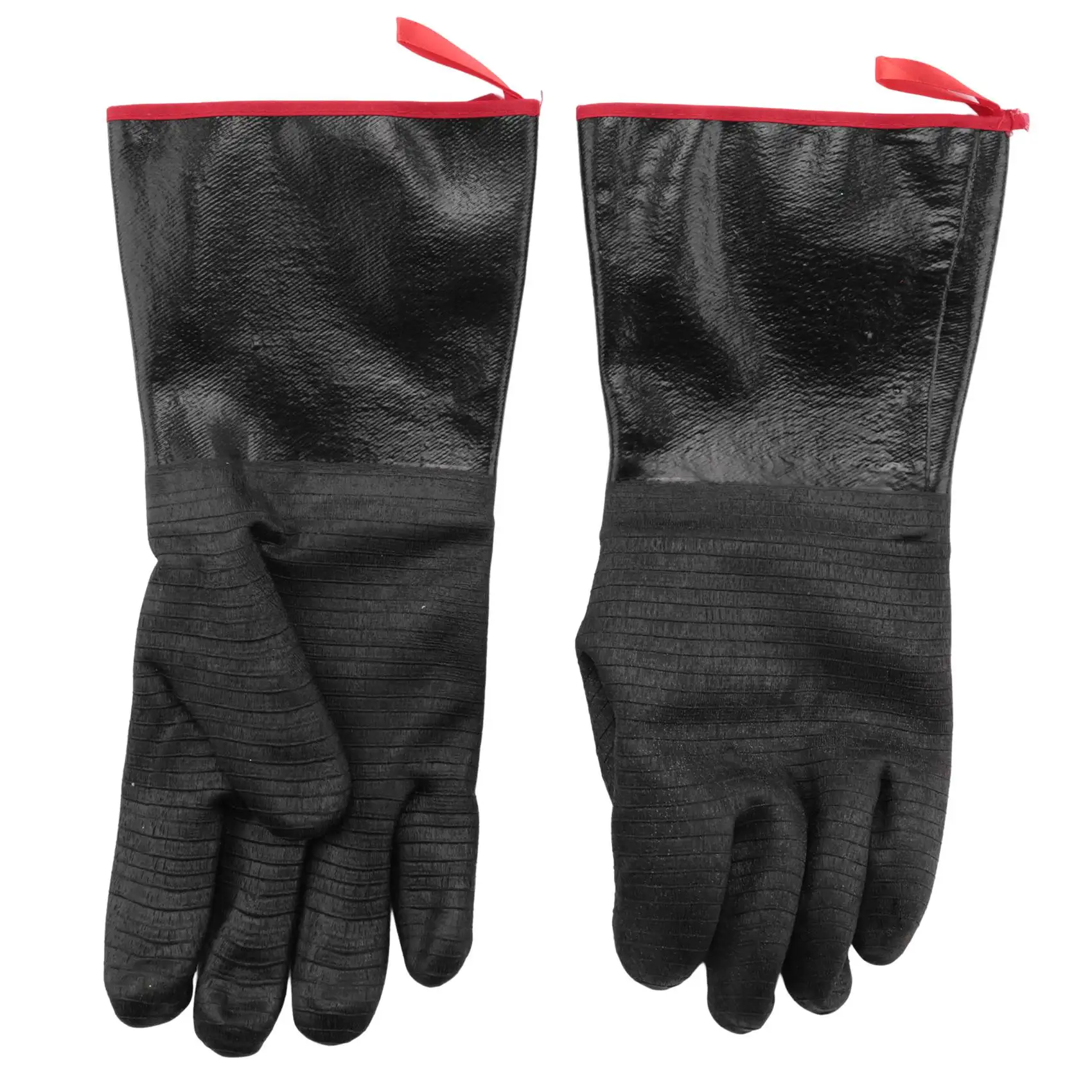 AA81-BBQ Gloves - Grill, Cooking Barbecue Gloves, For Handling Heat Food Right On Your Fryer, Grill Or Oven. Waterproof, Heat Re