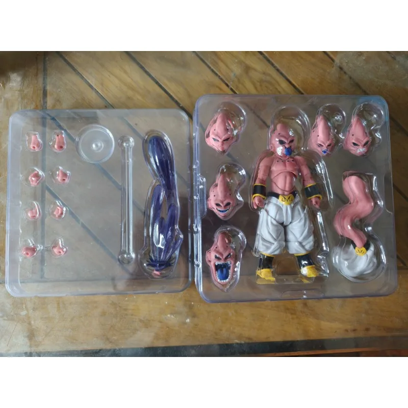 متوفر في المخزون Tonsenarttoys لعبة دراغون بول S.H.Figuarts SHF المراهقين Malevolence Majin Buu Boo طفل أنيمي عمل أرقام اللعب نموذج