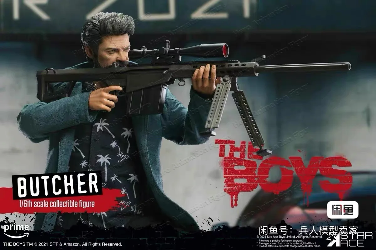 

Soosootoys SST-025 1/6 Mr. Butcher 12-inch Male Soldier American TV Series Action Figure Complete Set Collectible Model Toy Gift