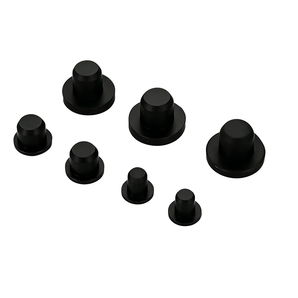 118pcs T Type Silicone Rubber Stoppers 4mm 5.5mm 6mm 6.5mm 7.5mm 8mm 8.5mm 9.5mm for Workshop Lab and Office Use