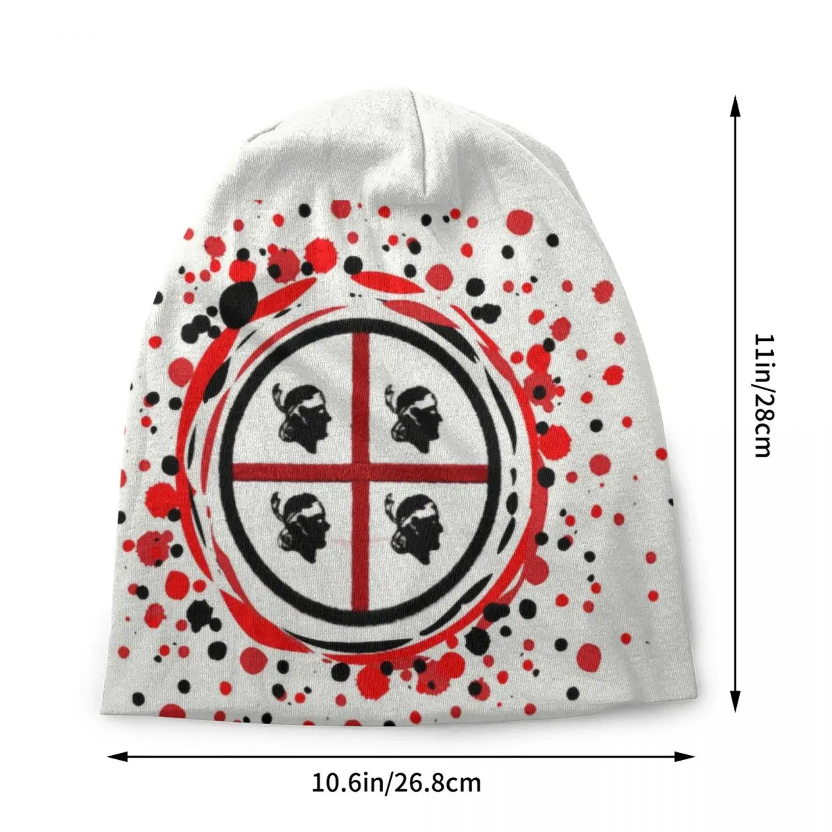 Sardenha Bandeira Skullies Gorros Tampas Dos Homens Mulheres Unisex Streetwear Inverno Quente Chapéu De Tricô Adulto Itália Orgulho Bonnet Chapéus