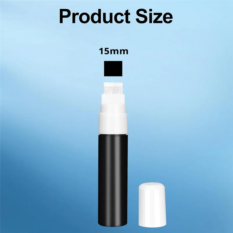 

SEWS-восстанавливаемые маркеры для ретуши, 2 шт., 15 мм, Jumbo-наконечники, непрозрачные, пустые маркеры для акрила, краски, клея, жидких чернил