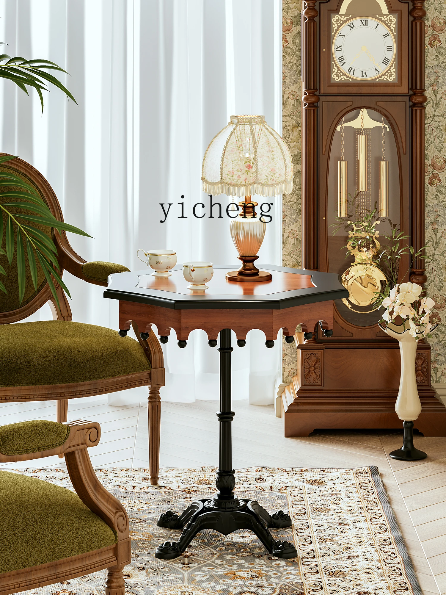 

LSL lace villa living room sofa side family coffee table mini table