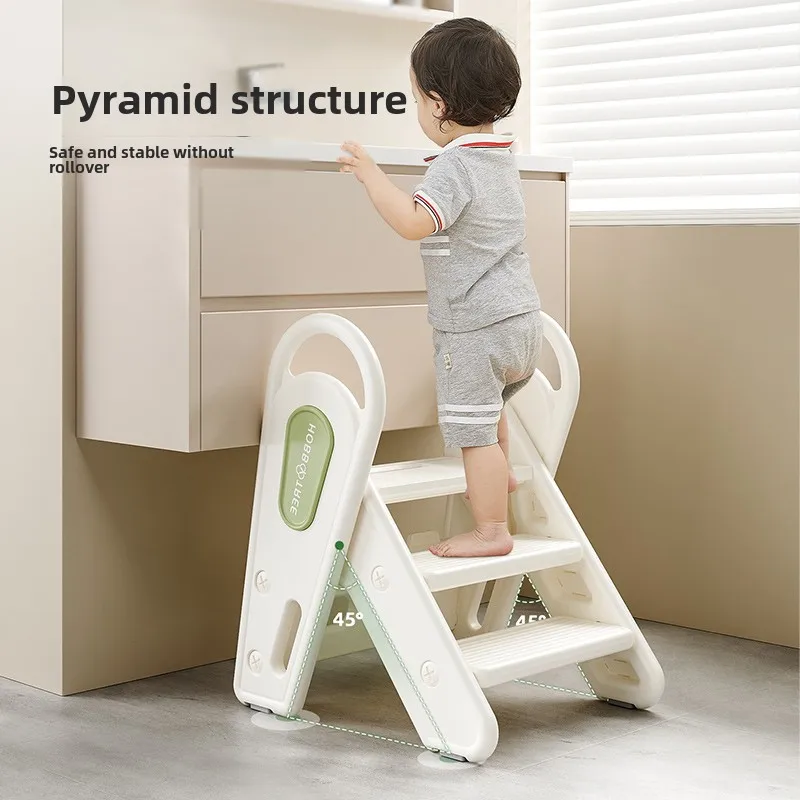 Folding Step Stool for Kids Baby Hand Washing Step Stools, Foot Stool, Face Washing Table Step Stool Potty Training Toilet Steps