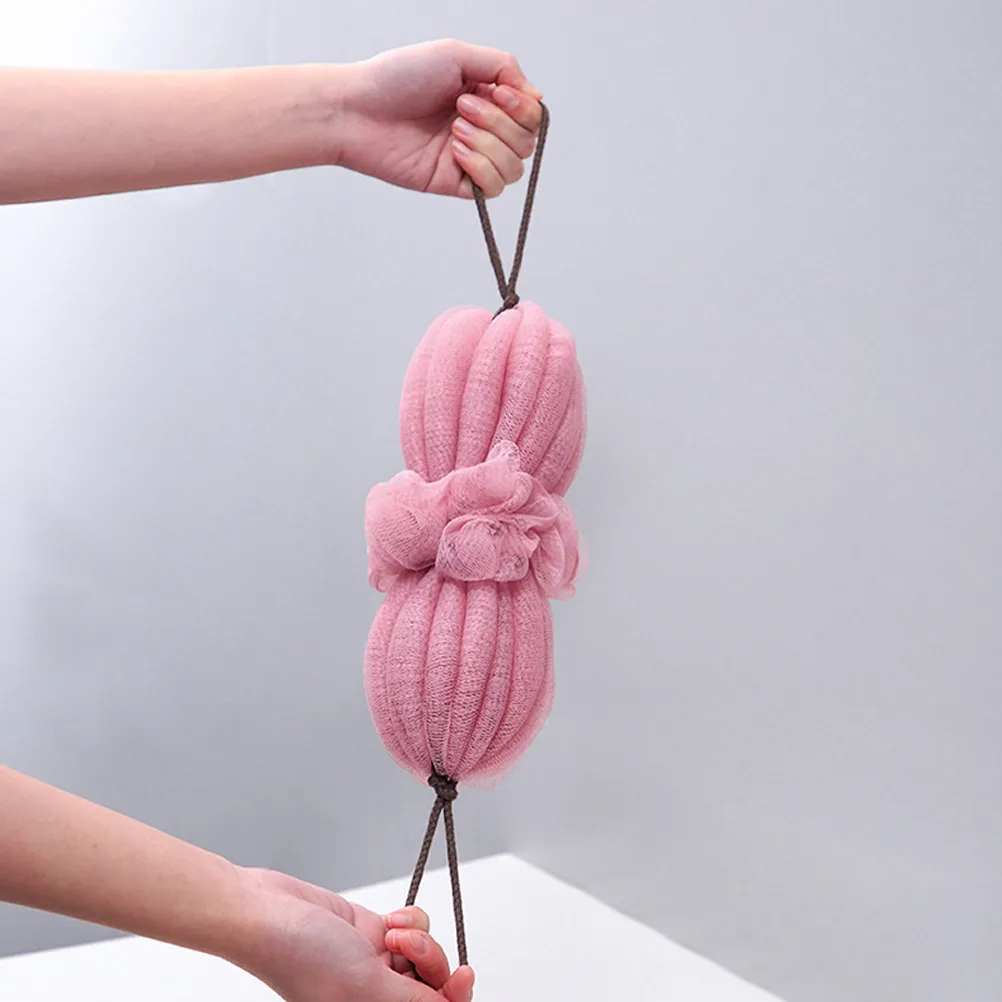 

3Pcs Bath Loofah Sponge Premium Soft Shower Puff Body Exfoliating Scrubber Absorbent Foam Bath Pouf Pink Suppler Shower Sponge