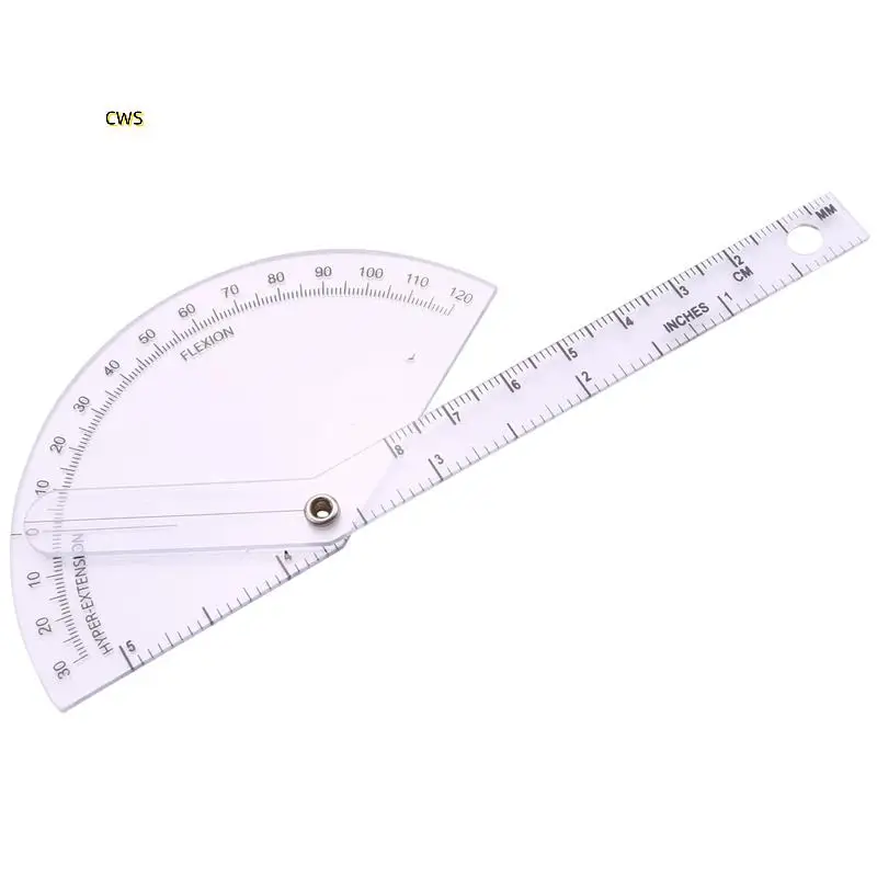

30Pcs Spinal Ruler Spinal Finger Goniometer Protractors Multi-Ruler Angle 180/360 Degree Measuring Tool