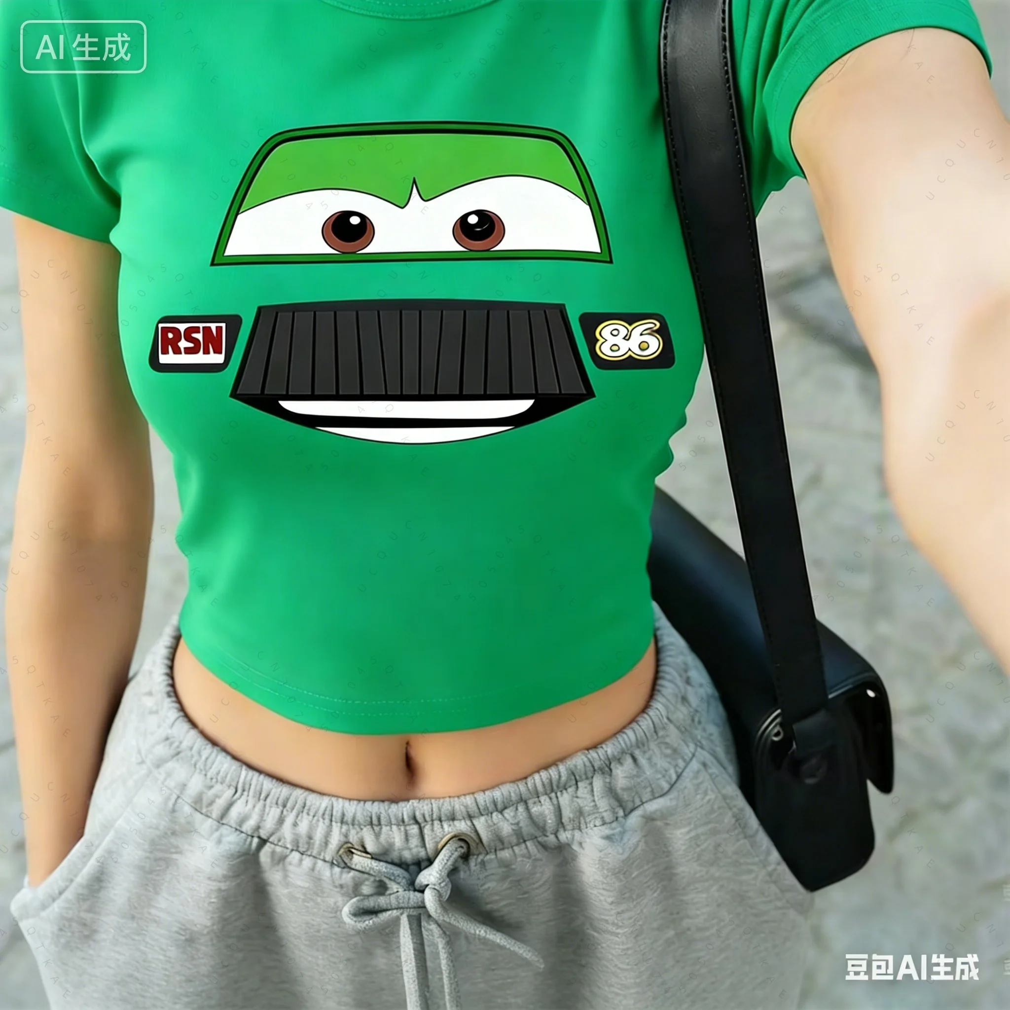 2026 Humorvolle und witzige klassische Anime-T-Shirts für die ganze Familie – Partnerlook für Paare, Kinder, niedliche Autos, Film- und Eltern-Kind-Urlaubs-Wander-Tops – Detail 10