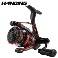 HANDING Elite Carrete giratorio de arrastre máximo de 6kg, relación de engranaje 5,2: 1, carrete de pesca ligero, carrete de descenso lento, carretes de colocación de línea suave