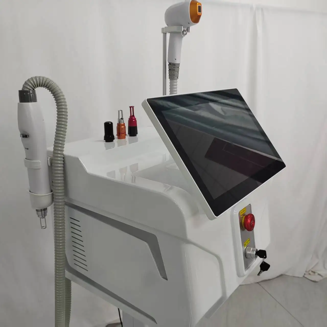 Professional Upgraded 2‑in‑1 5000W Ice Titanium Diode Laser ND:YAG Picosecond Machine Long‑Lasting Hair Removal Tattoo Removal B