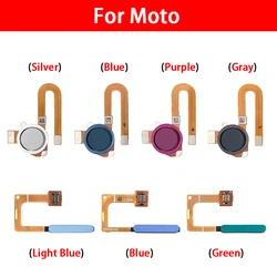 Fingerprint Reader Touch ID Sensor Return Key Home Button Flex Cable For Moto One Fusion Plus G 5G Plus