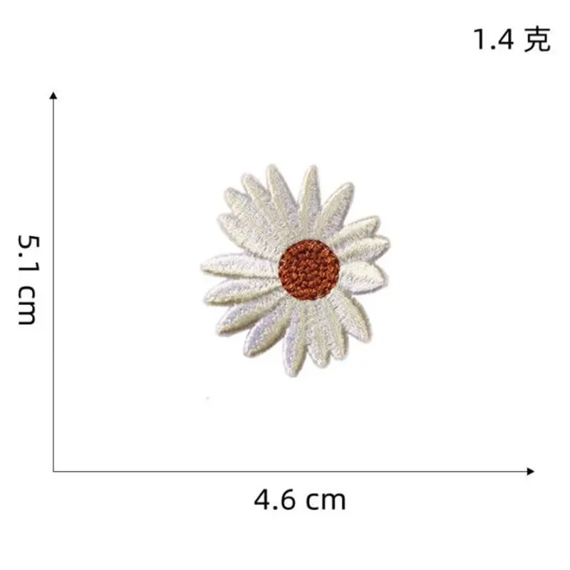 Abbigliamento Donna Uomo Fai da te Ricamo Fiore Patch Ape Girasole affare con il ferro sulle toppe per vestiti Tessuto fai da te Spedizione gratuita