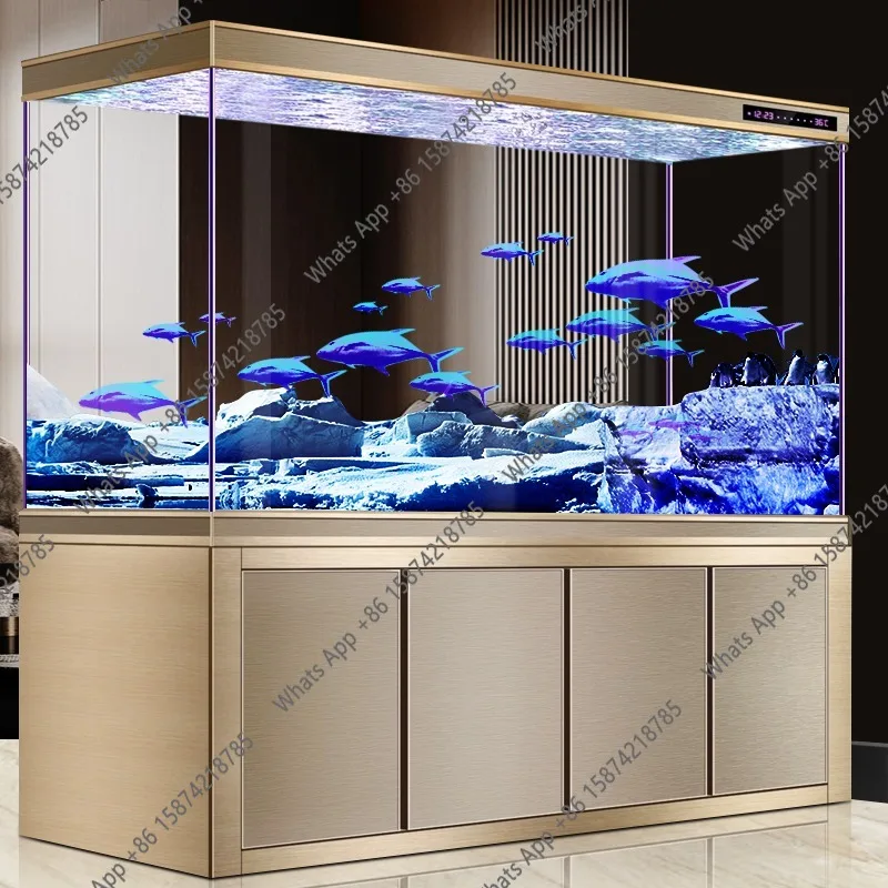 X Arowana Tank Ultra-white Glass 1.2 Meters Medium And Large Ecological No-change Aquarium Box Lazy Bottom Filter Cabinet