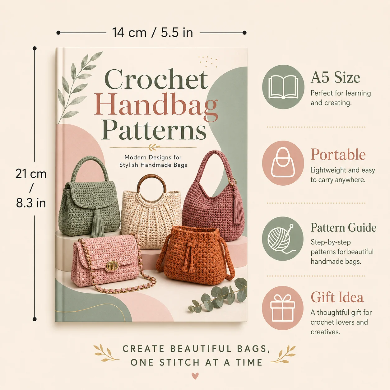 Crochet Handbag Patterns Book  - огляд і ціна Soap Making Book