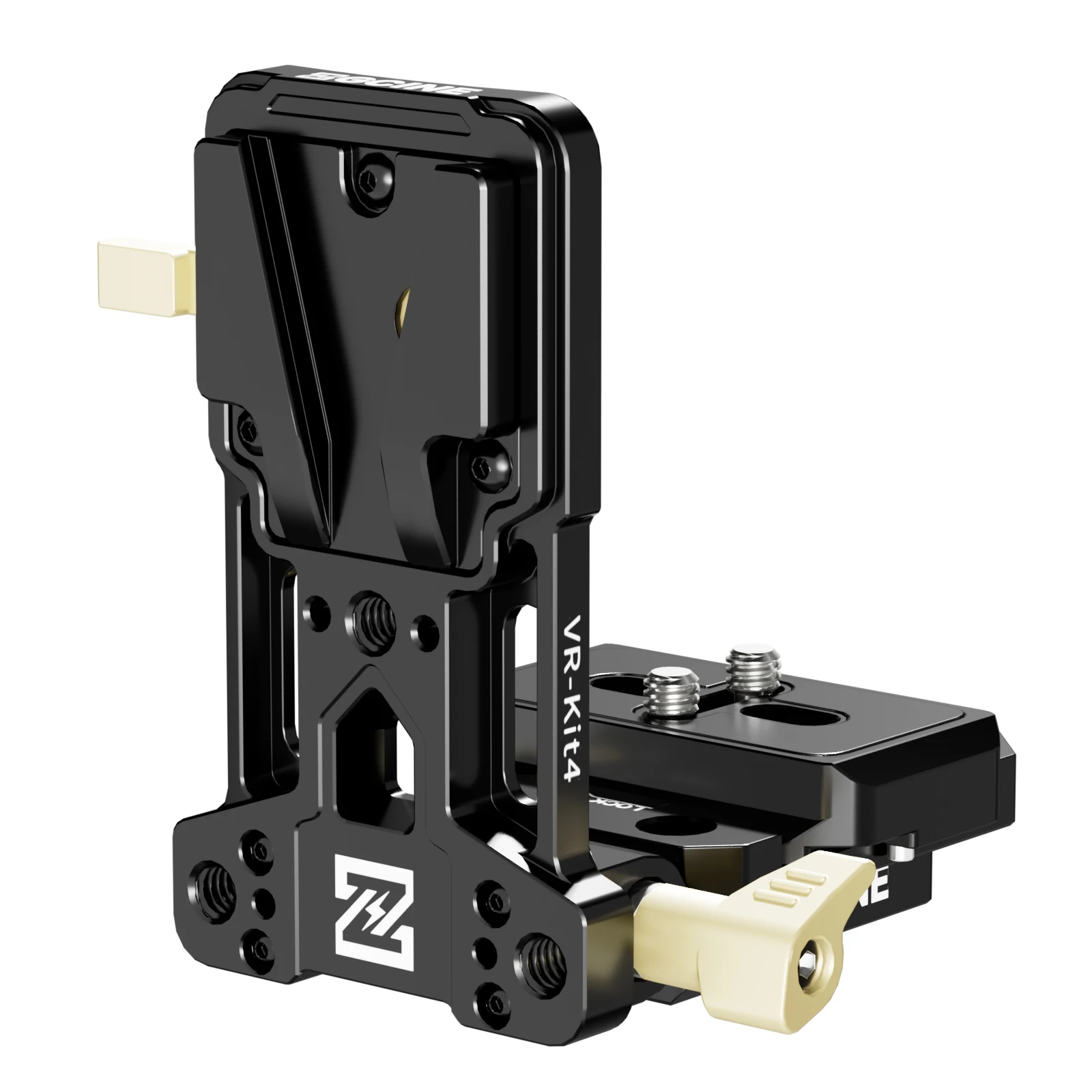 

ZGCINE VR-KIT4 Аккумуляторная пластина с V-образным креплением и быстросъемной пластиной Arca-Swiss 38 мм для цифровой камеры Sony Canon Nikon, штатива