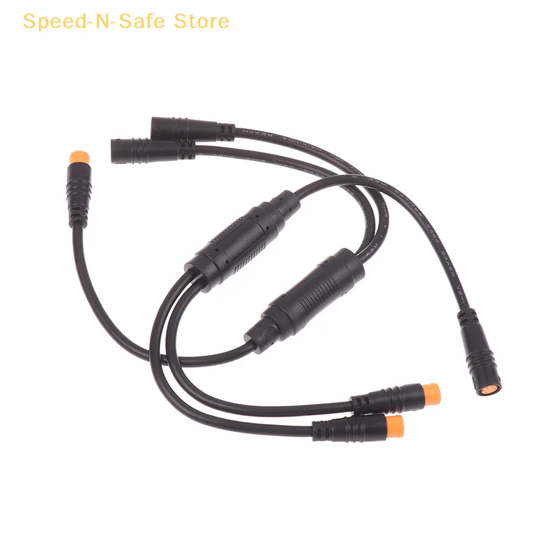 

Waterproof Y-Splitter 1T2 3-Pin Connector Cables For E-bike Signal Sensors: Cord Parts For BAFANG Electric Scooters And Bicycles