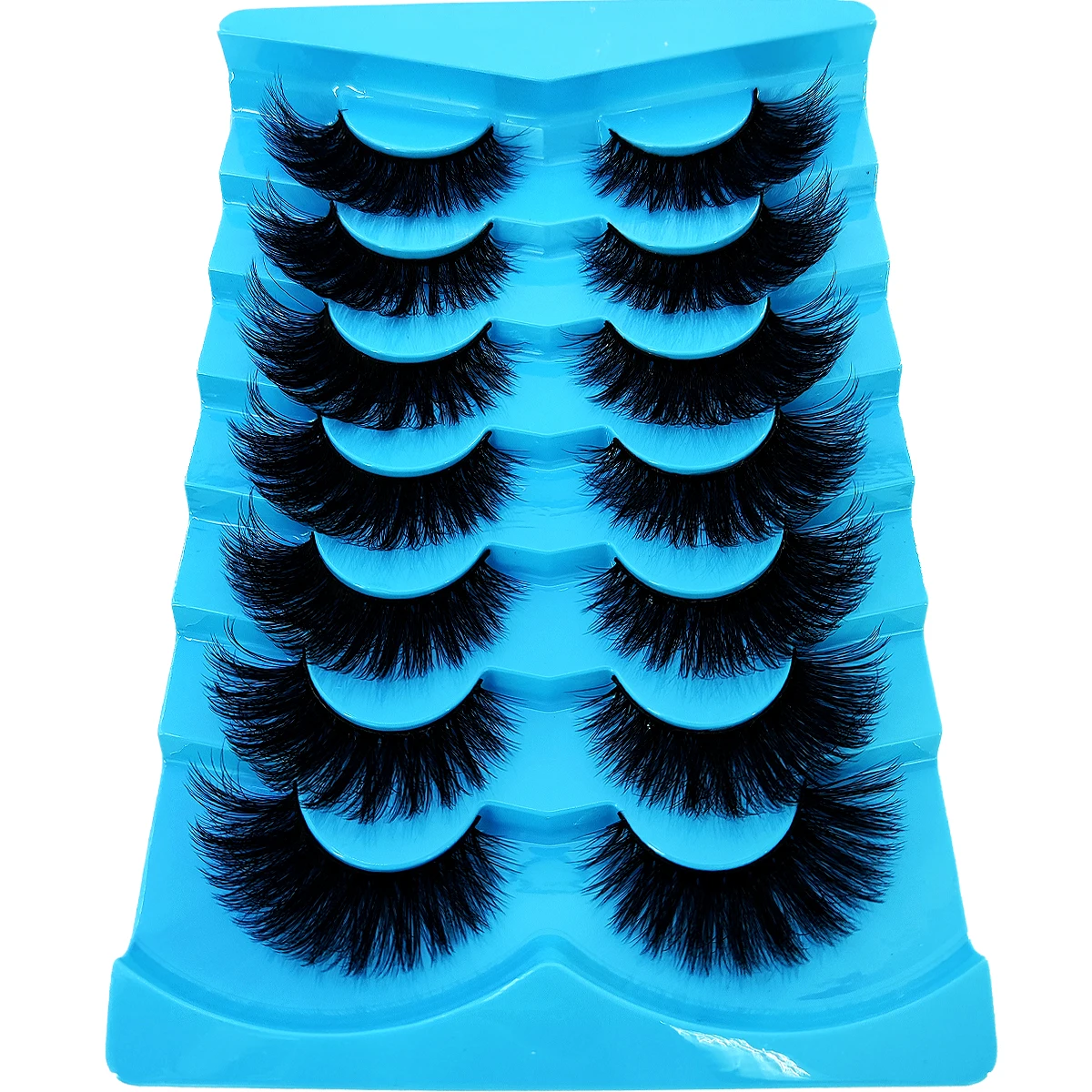 5/7/8/9/10 Par Sztucznych Rzęs 3D z Imitacji Norek, Puszyste, Miękkie, Pełne, Gęste, Naturalne, Długie Sztuczne Rzęsy, Kręcone Rzęsy, Hurtowe Rzęsy