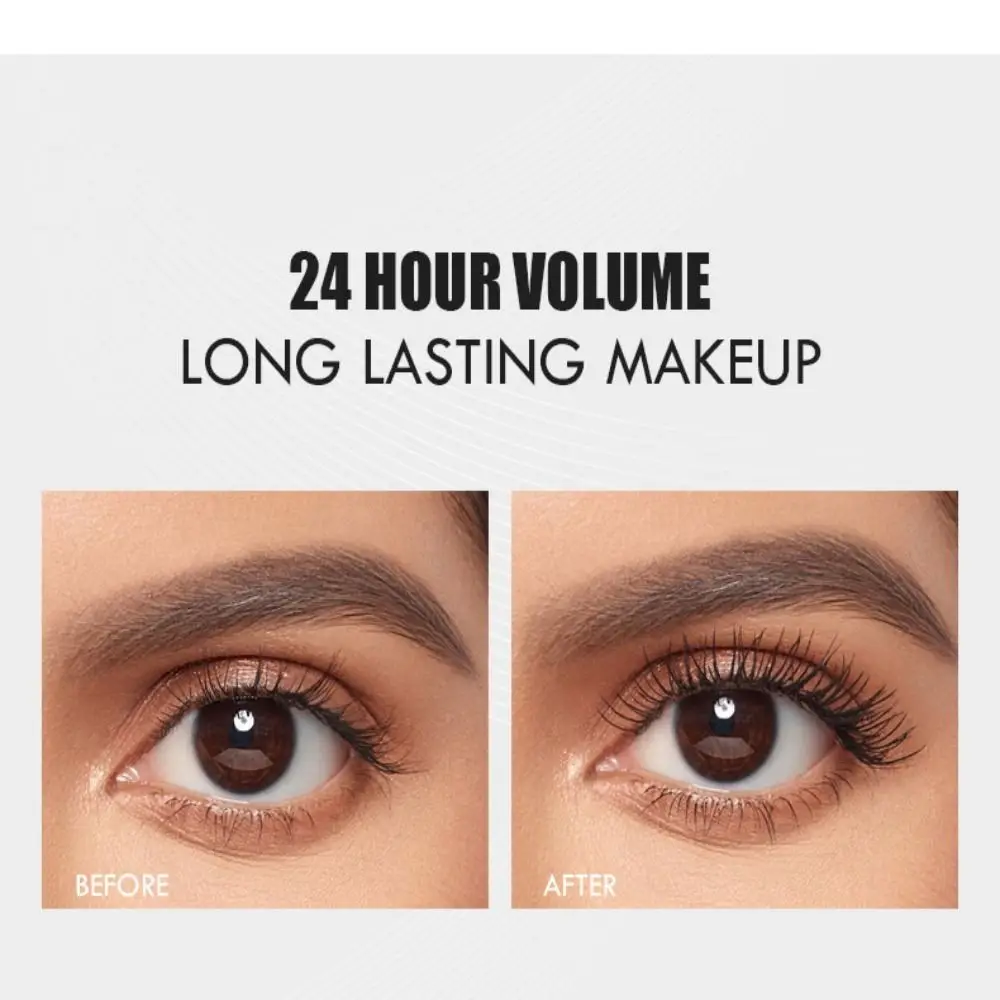 Draagbare Wimper Vormgeven 4d Volume Mascara Lash Lift Zijden Vezel Borstel Wimper Extensie Dikke Pluizige Wimper Mascara Vrouwen