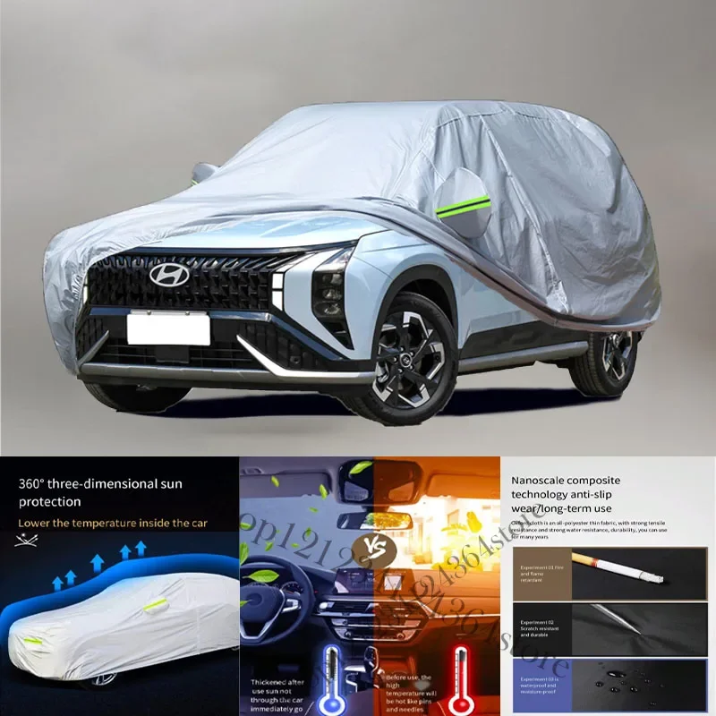 

For Hyundai IX35 fit Outdoor Protection Full Car Covers Snow Cover Sunshade Waterproof Dustproof Exterior Car cover protection