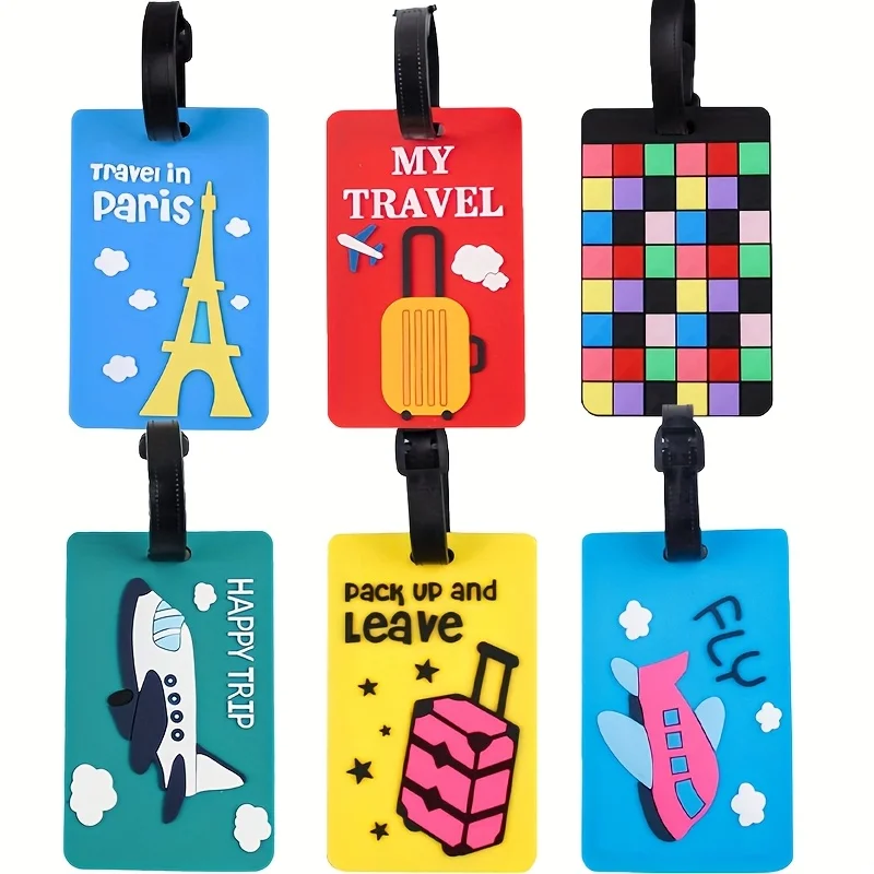 3 PCS Creative And Stylish Luggage Tags And Boarding Passes  Prevent Loss of Bags a Fashionable And Lightweight Travel Essential