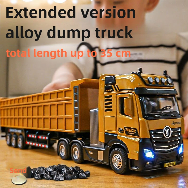 

Cool Stuff Toy Car Funny Gift-Hot 35cm Super-large Alloy Transport Car Model,Simulation Heavy Truck Toy Car,Kawaii Toys for Boys