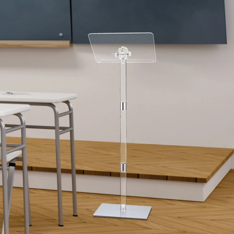 

Acrylic transparent podium classroom meeting lecture table concert church