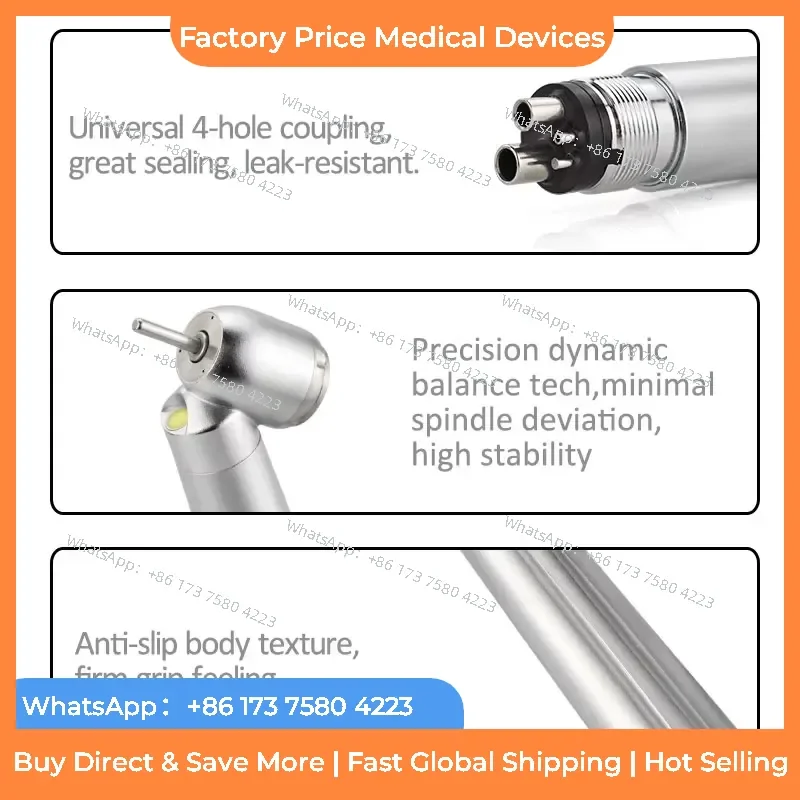 2026 Selling High Speed 45 Degree Handpiece with Light fastshipping