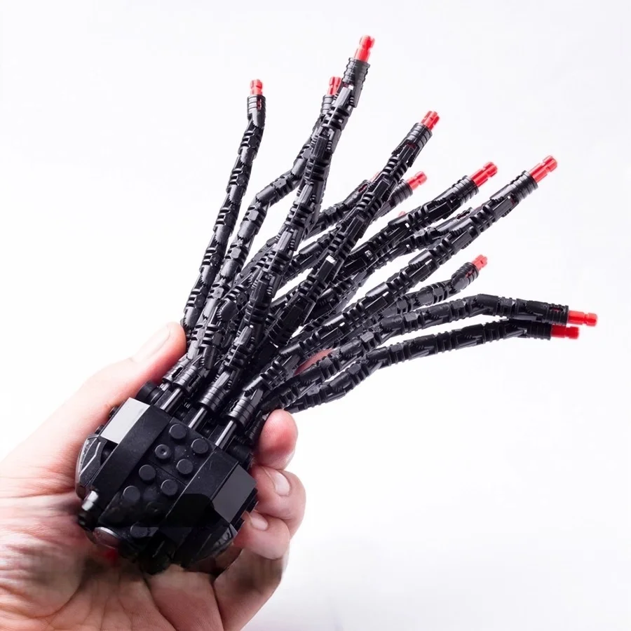 MOC Sentry Robot Model 14-klauw Spider Octopus Monsters Creatieve bouwstenen Gemonteerd Ornament Kinderpuzzel Geschenken