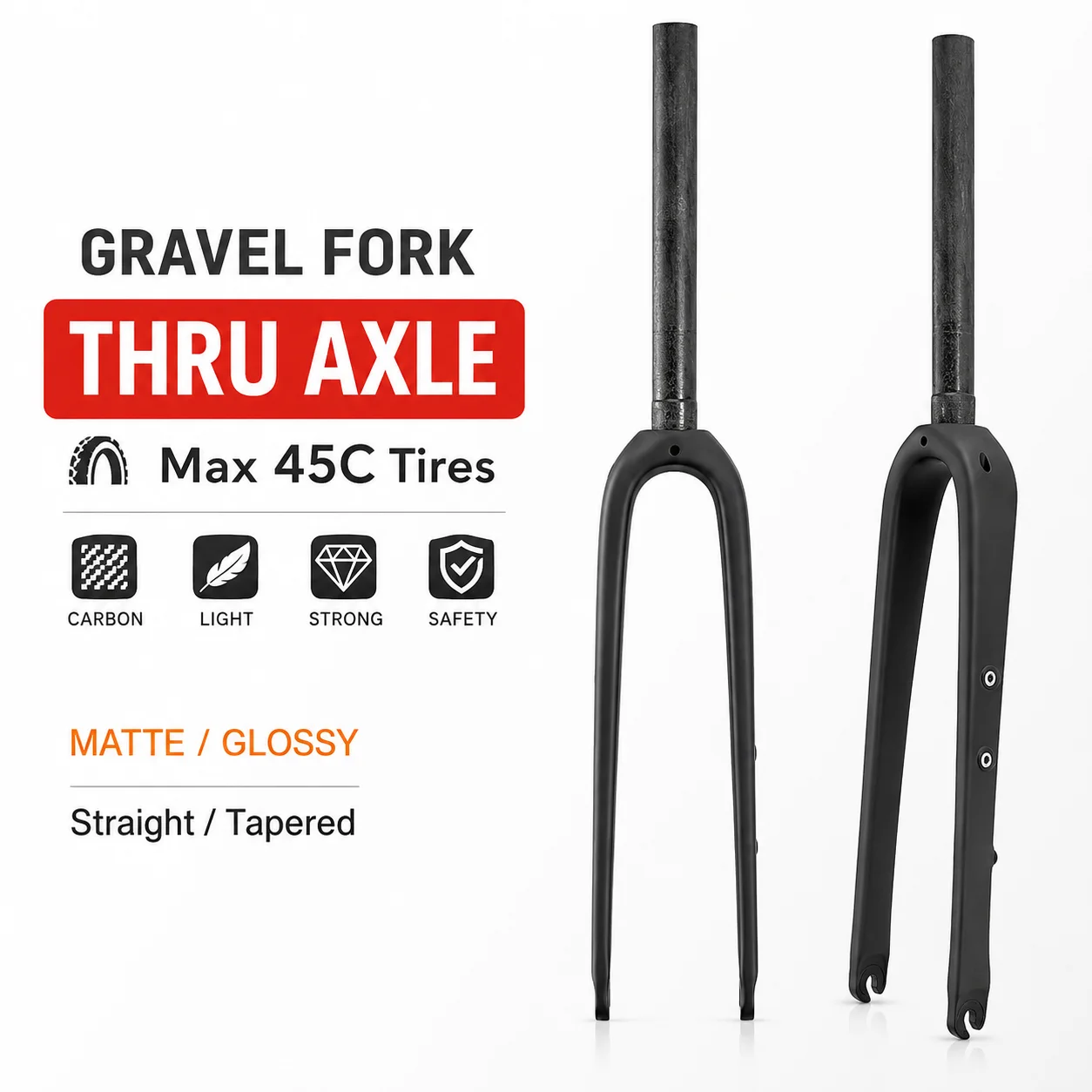 دراجة طريق جرافيل من ألياف الك - مراجعة Carbon Fork Gravel Disc Brake وسعره