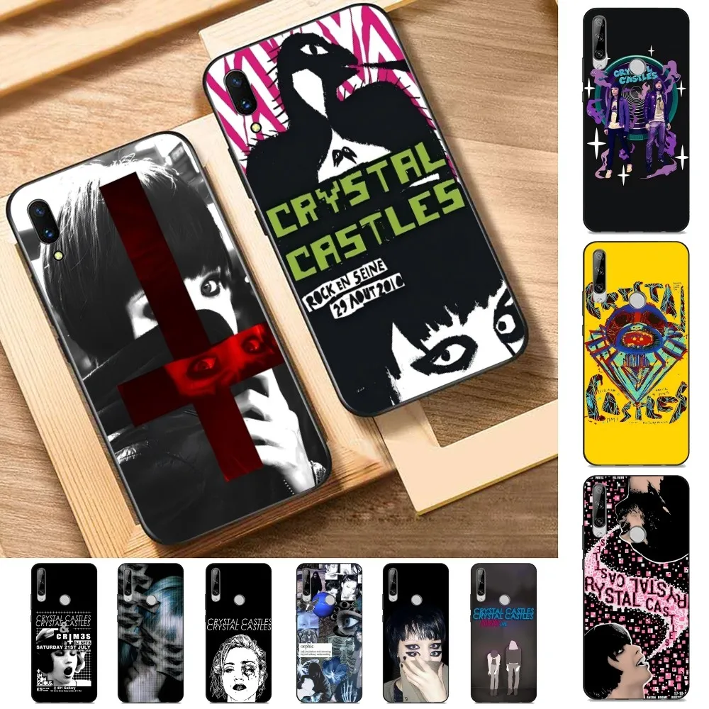 C-Crystal Castles Band Phone Case For Huawei Y9 6 7 5 Prime Enjoy 7s 7 8 plus 7a 9e 9plus 8E Lite Psmart Shell