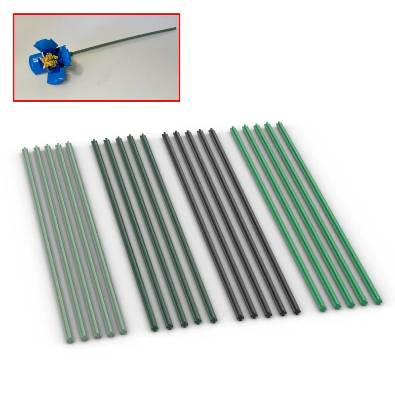 5 SZT. OSI KRZYŻOWEJ 50450 Oś Techniczna 32 MOC 13927 300233 6210821 Klocki Konstrukcyjne Ośki do Kwiatów 32L Części Klocki Zabawki DIY