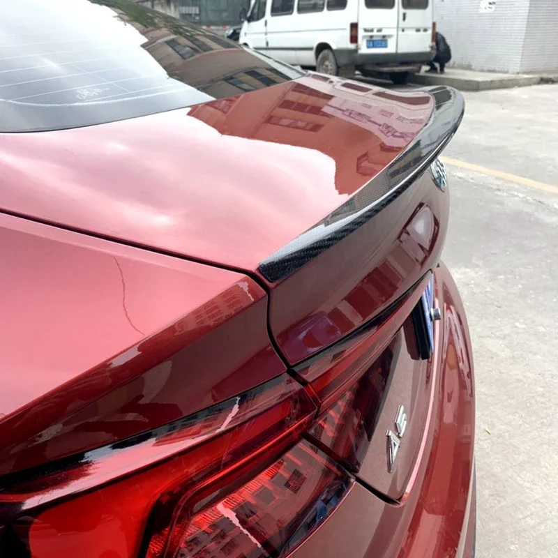 

S5 Style Carbon Fiber Rear Trunk Spoiler Wing Fit For Audi A5 4doors Sedan 2017 2018 2019