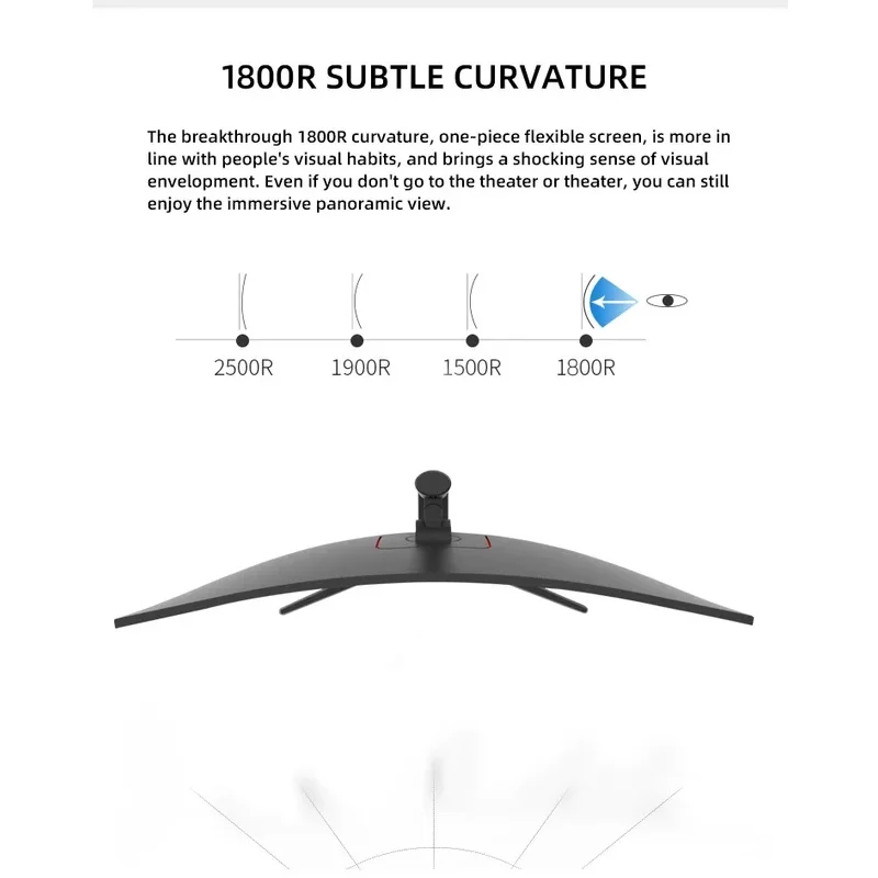 価格 FHD 4K デスクトップ液晶モニター 4K 100hz 165Hz オプション 34インチ 曲面モニター ゲーミングモニター