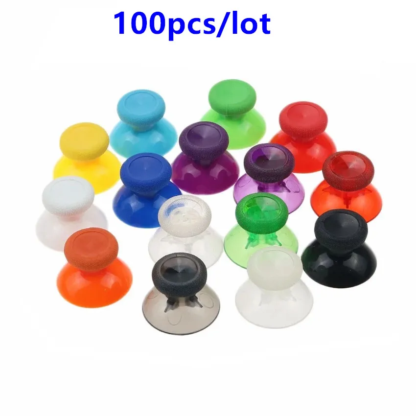 100pcs Rubberized Coloful Analog Thumbstick Cover Case Joystick Thumb Sticks Caps For Xbox ONE, Xbox ONE S Slim X, Series S X