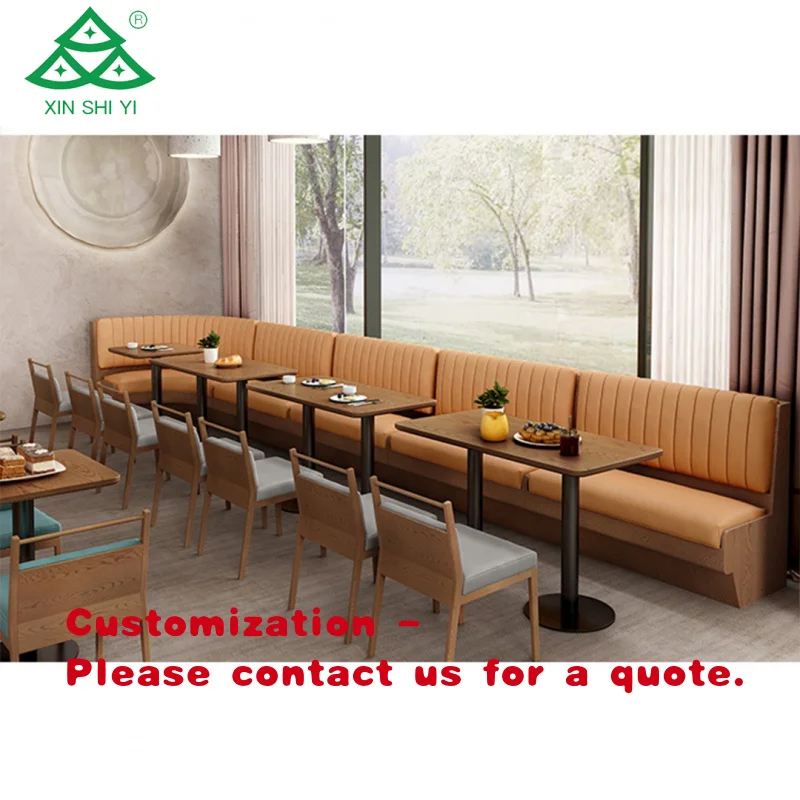 custom.Restaurant Furniture Set Cafe Shop Tables Modern Style Metal Base Restaurant Banquet Rectangular and Other Commercial Fur