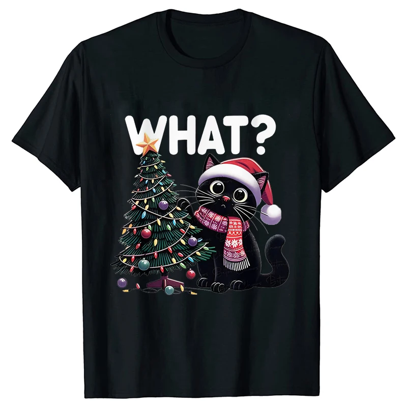 Christmas Hat Dog Men's T-Shirt Dog Lover Graphic Y2k Tops Short Sleeve Tees Funny Xmas Streetwear Tshirt Oversized Clothing