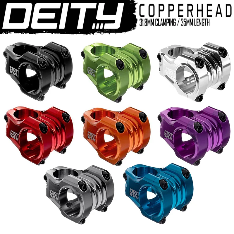 DElTy Copperhead Stem 31.8mm handlebar MTB stem Short 35 Mountain Bike part bike Stem Riser Bicycle stem BMX part DH accessories