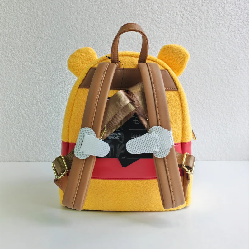 Disney Loungefly Winnie The Pooh Cartoon Embroidery Summer Travel Backpack Double Shoulder Backpack Computer Storage Bag Gift