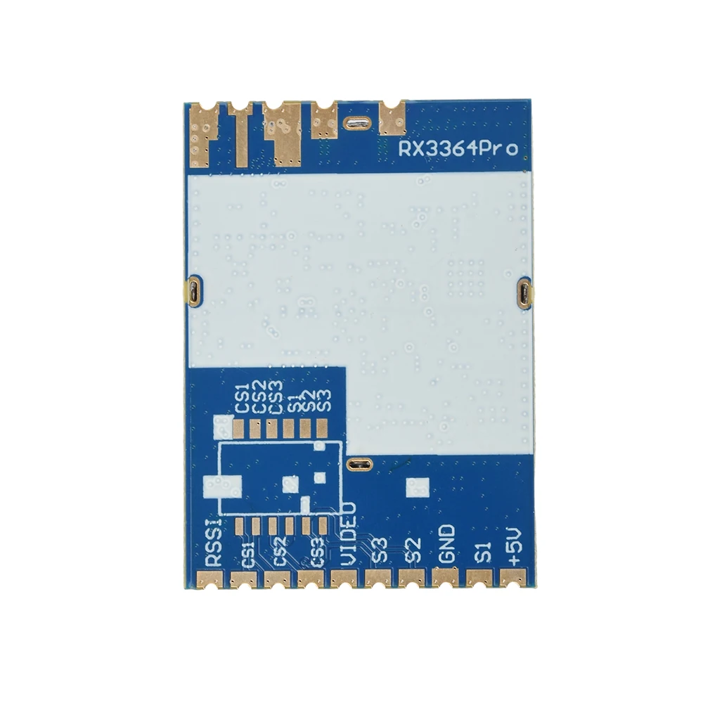 With Rssi RX3364PRO 3.3GHz Video Receiver Module Wireless FPV Image Transmission Module Simulate Wireless Transmission Reception
