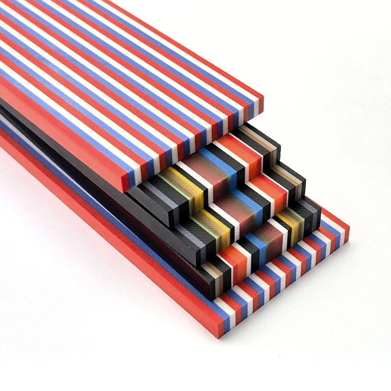 موازين مقبض السكين من مادة G10 (نمط الحلوى ونمط العلم الوطني) - لصنع مقبض السكين المحلي بنفسك #1