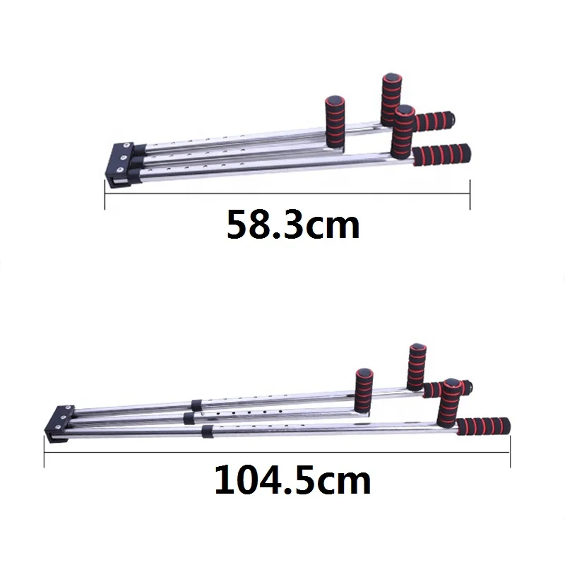 3-Bar-Beinstrecker, verstellbare geteilte Dehnmaschine, Edelstahl, für Zuhause, Yoga, Tanz, Übung, Flexibilität, Trainingsgeräte – Detail 7