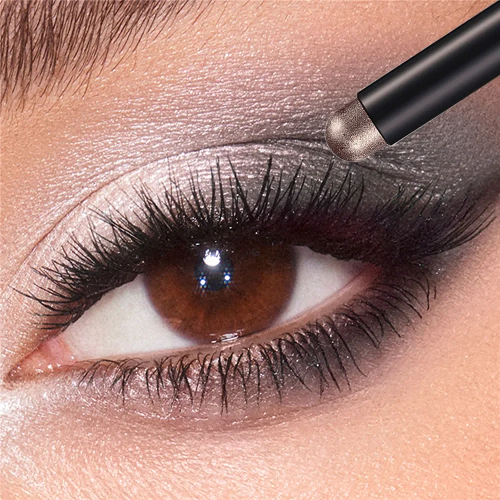1PC 방수 진주 빛 아이 섀도우 펜슬 스틱 8 색 지속되는 글리터 쉬머 아이 섀도우 형광펜 펜 아이 메이크업 도구
