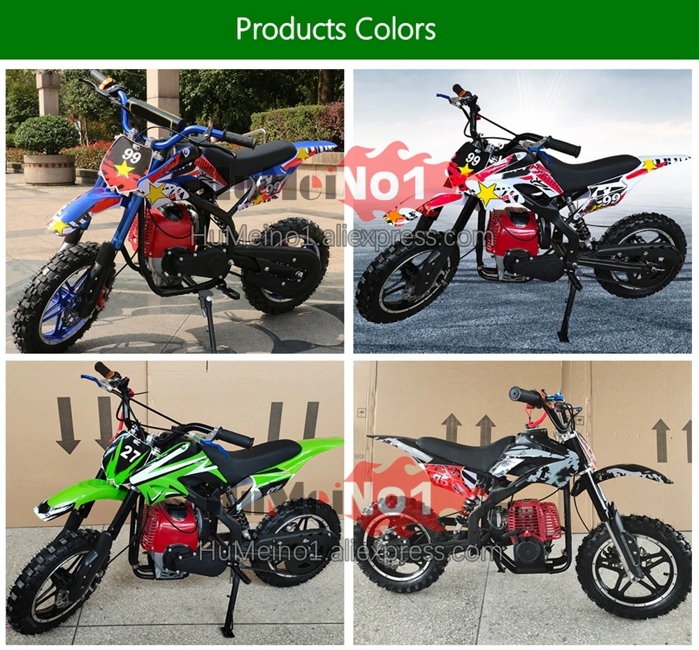 4-Stroke ATV OFF-road Gasoline Motorcycle 49 50 CC Racing MOTO Dirt Bike Trail-bike Trail bike Crosscountry Scrambling Motorbike