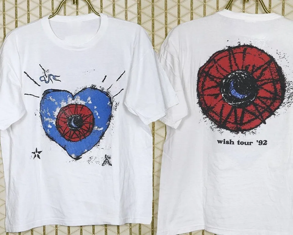 Rock-Punk-T-Shirts Retro-Band The Cure Grafik-T-Shirt Sommer Neu Vintage Lässig Locker Streetwear Print T-Shirt Fans Geschenk Unisex – Detail 10