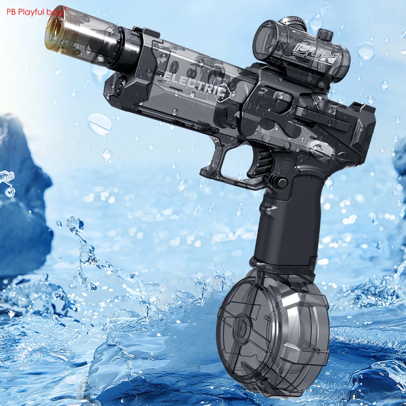 Fire Rat Electric Water Pistol Cool Light Full Automatic Water Spray Gun Summer Toy Sports Entertainment Children Gifts AC223