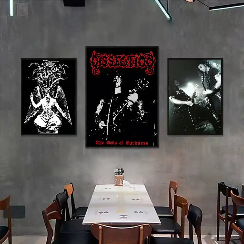 Classic Band D-DarkthroneS Poster Wall art print art suitable for living room bedroom bar parlor home decor gift
