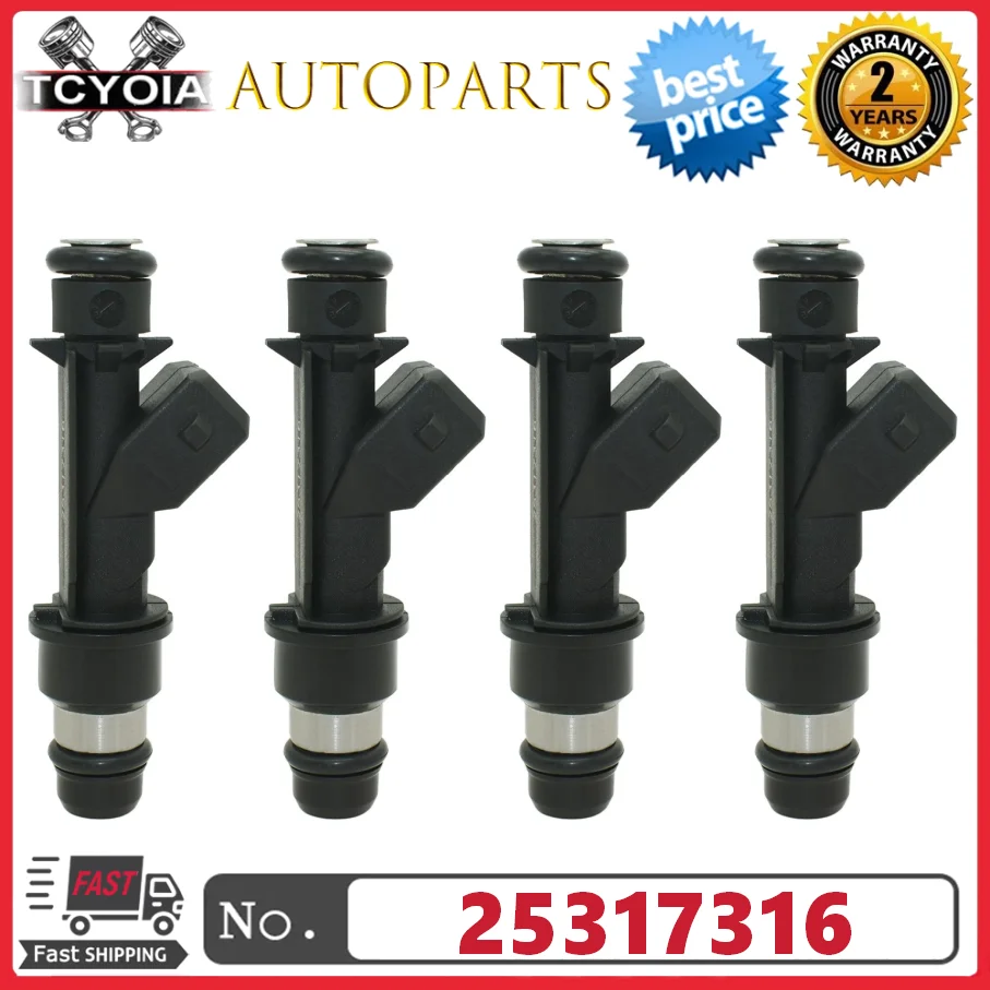 

4pcs/lot Fuel Injectors 25317316 For VAUXHALL OPEL MERIVA ASTRA MK3 MK4 ZAFIRA 1.6 8V C16SE