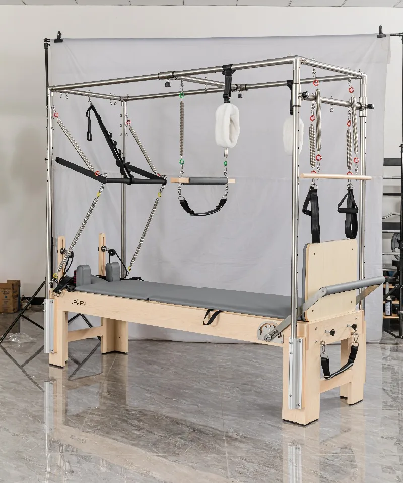 YTYIN High Quality Maple Wood Pilates Reformer Essential Fitness Equipment For Studio Or Home Use Packaged In A Box