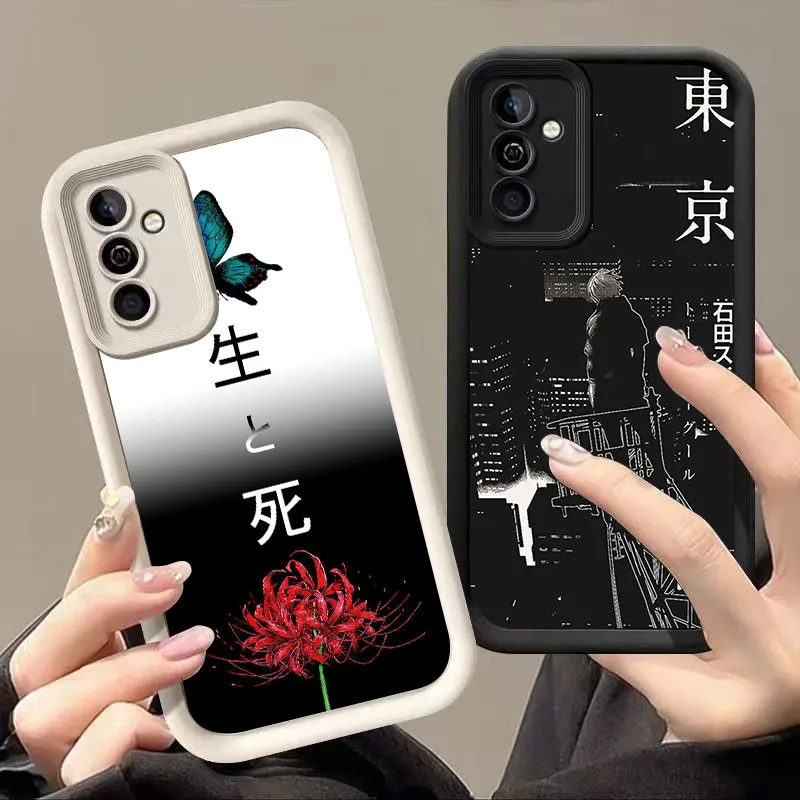 Tokyo Ghoul Kaneki Ken Phone Case For Samsung Galaxy A03 A04 A05 A10 A20 A21 S A04E A06 A11 A30 A50 M12 M22 M54 5G