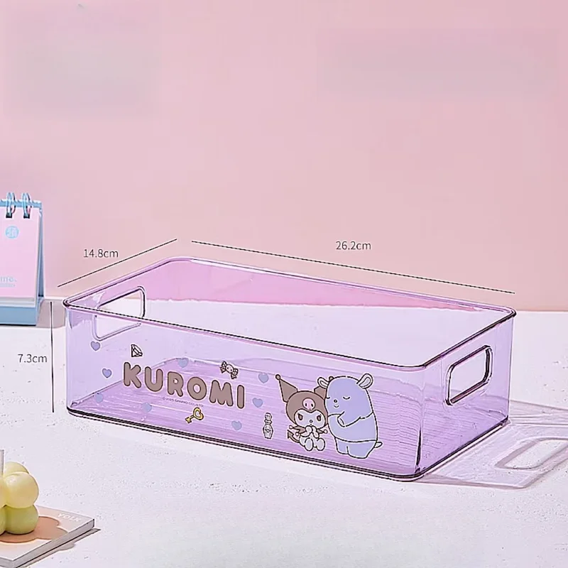 Hello Kitty Storage Basket, Miscellaneous Storage Box—Perfect for organizing desk supplies, closet clothes, and bathroom toiletr view 4